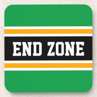 ENDE ZONE Fun Green Yellow Black Sporty Stripes