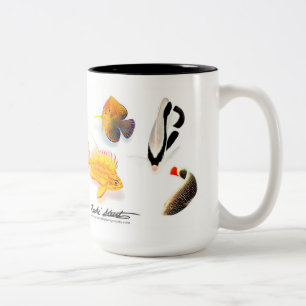 Endemische hawaiische Fische, Sonderausgabe Zweifarbige Tasse