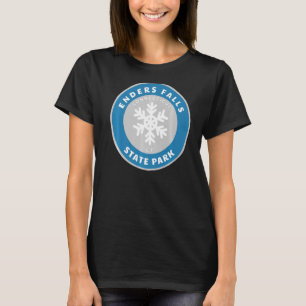 Enders Falls Staat Park Connecticut Ct Snowfl T-Shirt