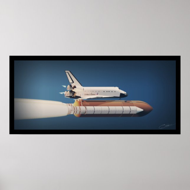 Endevour Spaceshuttle Poster (Vorne)