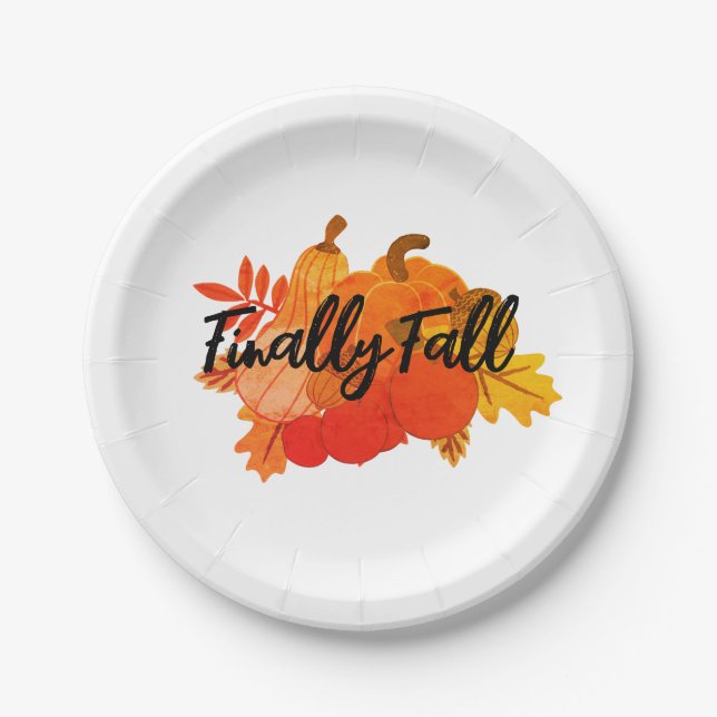 Endfall Pappteller (Vorderseite)