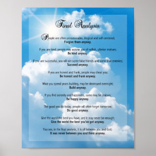 Endgültige Analyse: "Do it Anyway" Poster