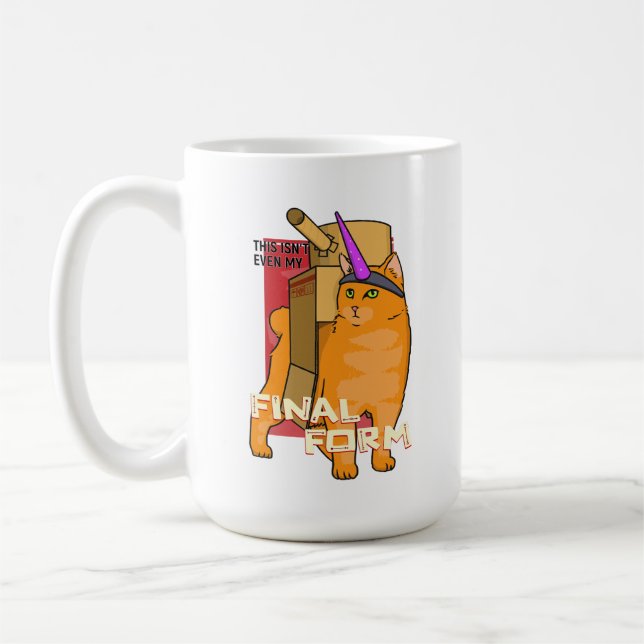 Endgültige Form - Schlachtkatze Kaffeetasse (Links)