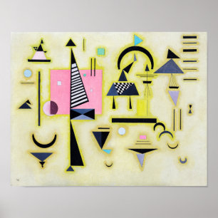 Endgültige Rosy, Wassily Kandinsky Poster