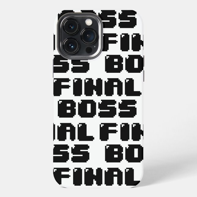 ENDGÜLTIGER BOSS iPhone HÜLLE (Rückseite)