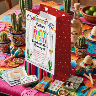 Endgültiges Fiesta-Junggesellinnenabschied-Erholun Kleine Geschenktüte