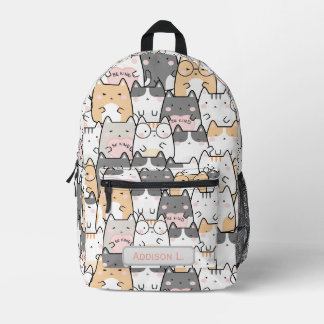 Endless Be Kind Kittens Bedruckter Rucksack