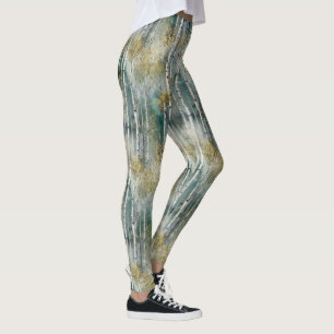 Endless Birch Tree Dreamscape Trees Misty Forest Leggings