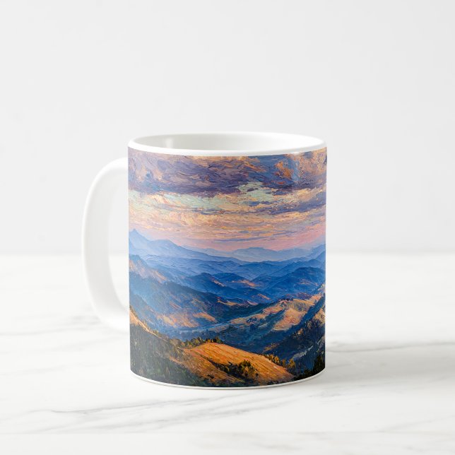 Endless Blue Horizons Kaffeetasse (Vorderseite Links)