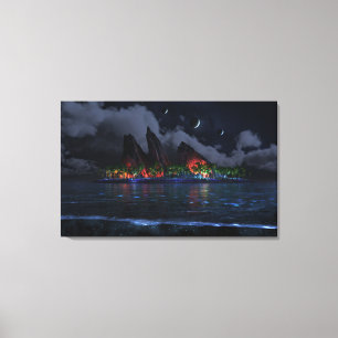 Endless Blue (Nacht) Leinwanddruck