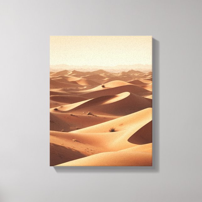 Endless Desert Horizons Wall Panel Leinwanddruck (Vorderseite)