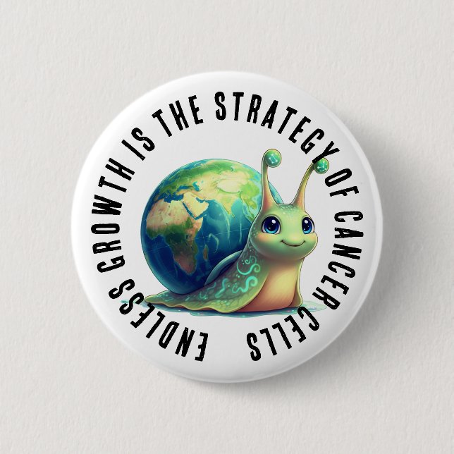 Endless Growth Is Strategy of Cancer Cells Snail Button (Vorderseite)