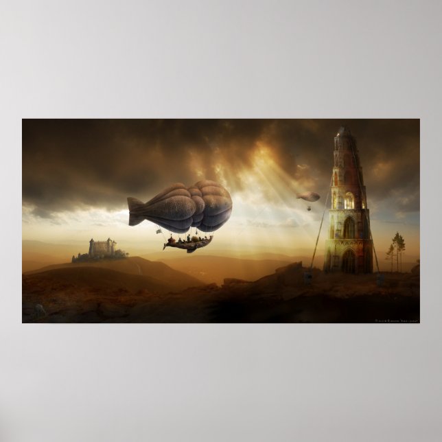 Endless Journey | Steampunk Unglaubliches Abenteue Poster (Vorne)