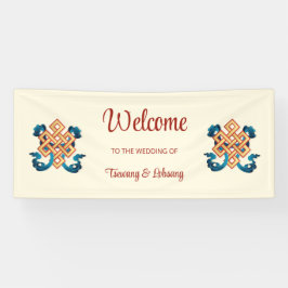 endless Knot tibetisch Wedding Banner