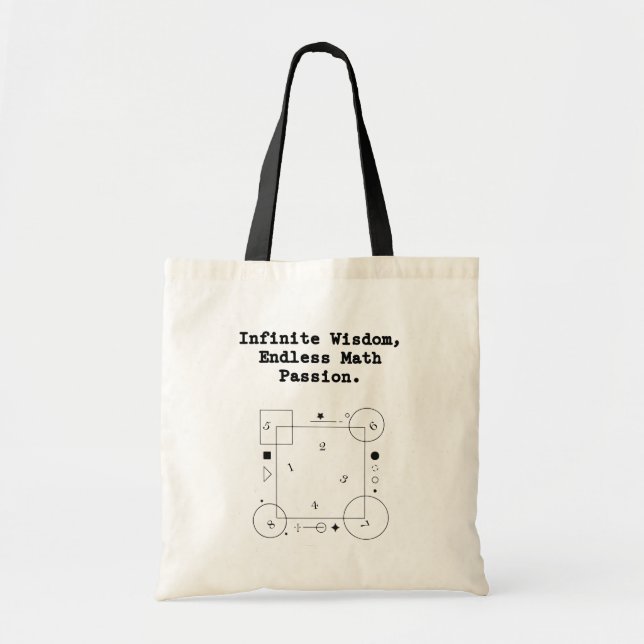 Endless Math Passion | Infinite Wisdom Educator Tragetasche (Vorne)