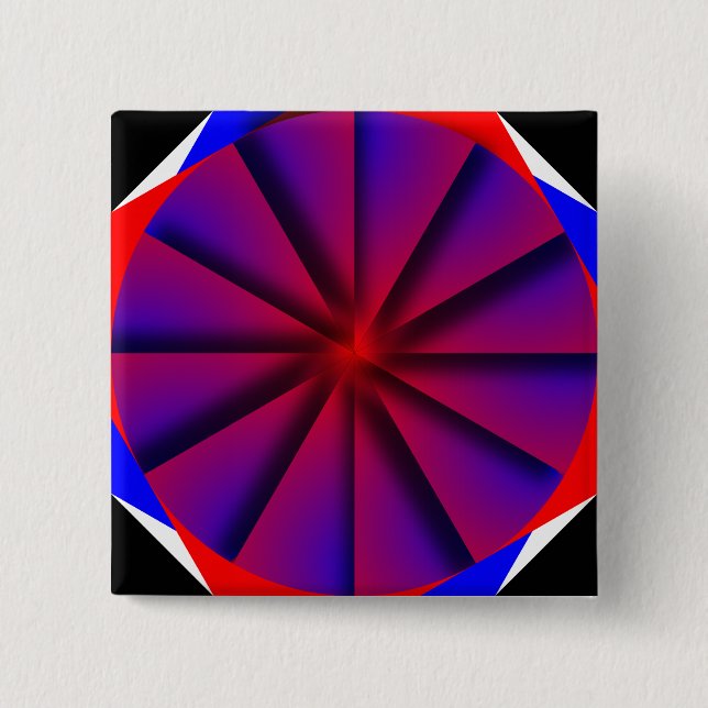 Endless Pinwheel von Kenneth Yoncich Button (Vorderseite)