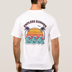 Endless Summer Retro Sunset T-Shirt Vintage 70er
