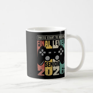 Endlevel Senior 2026 Press Start Gamer Stil 1 Kaffeetasse