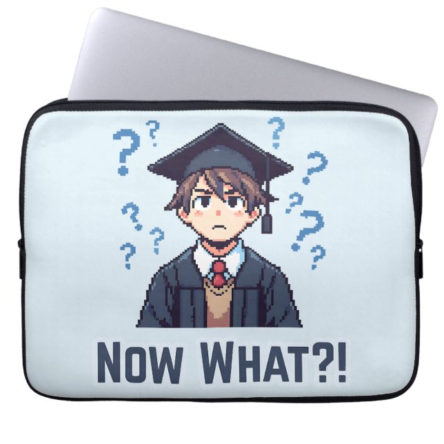 Endlich Abitur .. Was nun? Laptopschutzhülle (Vorderseite)