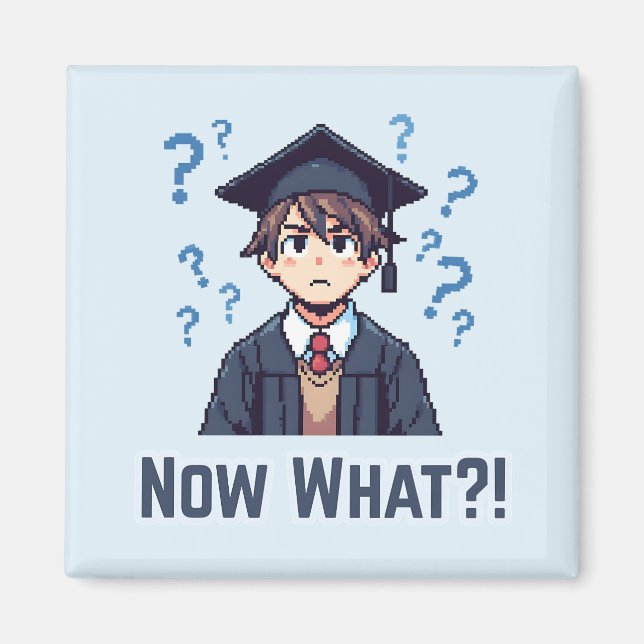 Endlich Abitur .. Was nun? Magnet (Vorne)