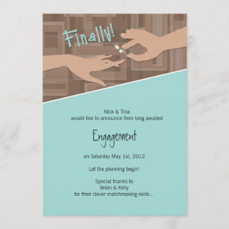 Endlich! Ankündigung der Verlobung