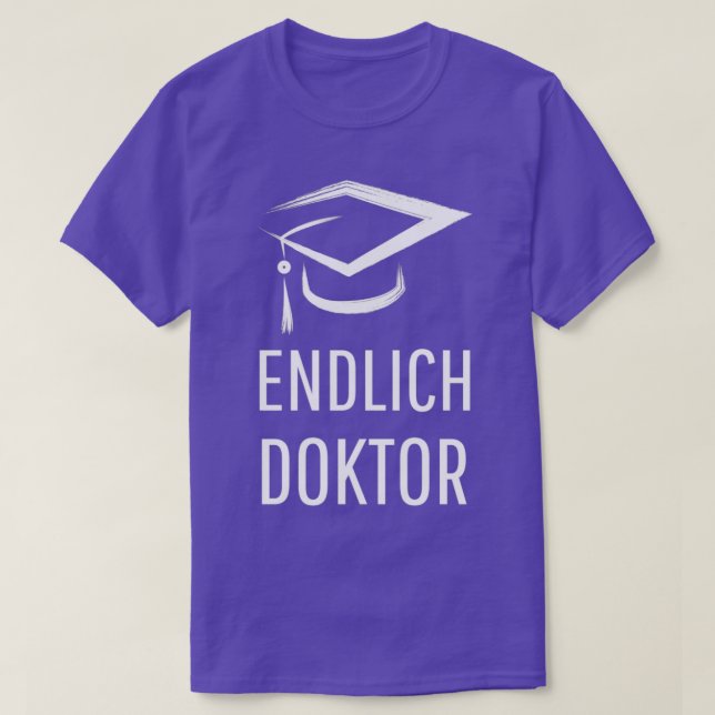 Endlich Arzt T-Shirt (Design vorne)