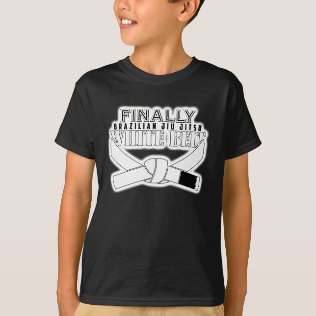 Endlich BJJ White Belt !!! T-Shirt (Vorderseite)