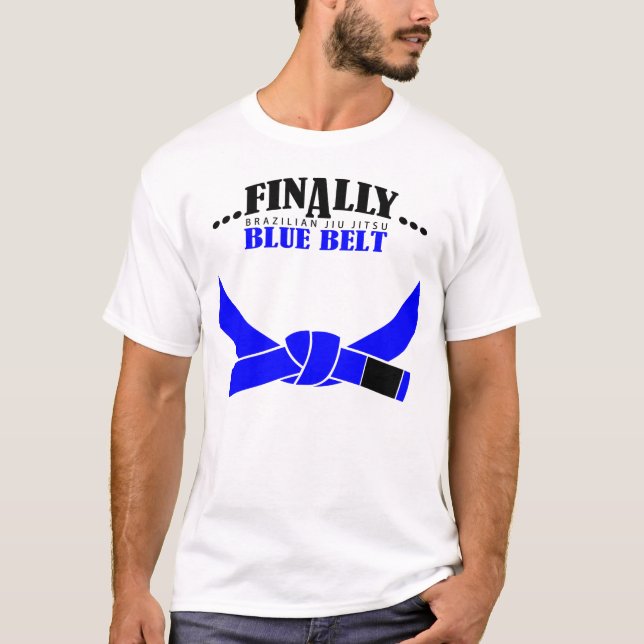 Endlich ein BJJ Blue Belt !!! T-Shirt (Vorderseite)