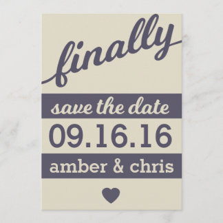 Endlich heiraten! Save The Date