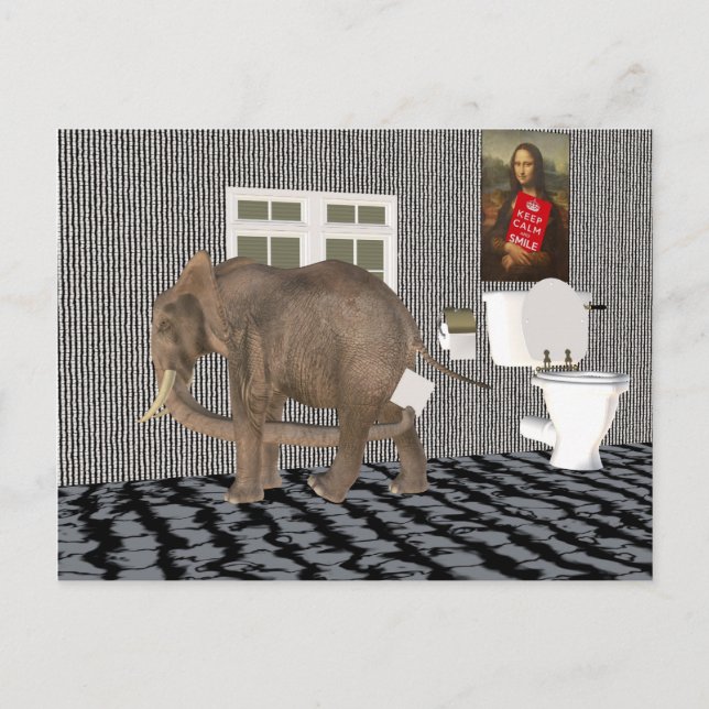 Endlich Housebroken Postkarte (Vorderseite)