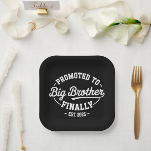 Endlich in Big Brother aufgestiegen 2026 Baby Ankü Pappteller