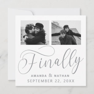 Endlich Minimalistische Hochzeit 2 Foto Save the D Date