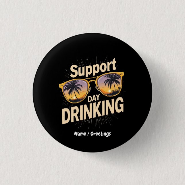 Endlich mit den B.S. Ein humorvoller Abschluss Button (Vorderseite)