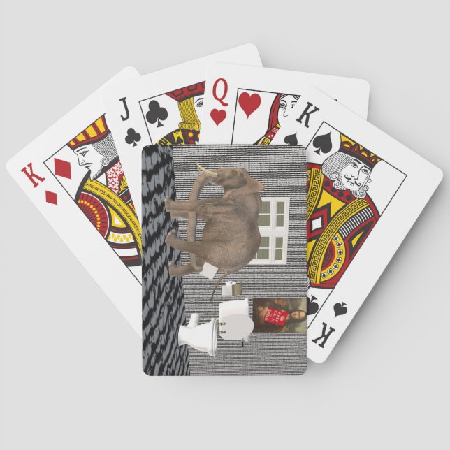 Endlich stubenrein spielkarten (Rückseite)