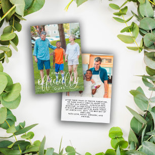 Endlich unsere 2 Foto Adoption Ankündigung