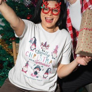 Endlich Weihnachten mit meinen Gnomen Funny Gnomes T-Shirt