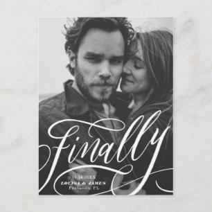 Endlich Zurückgestellt Covid Foto Save the Date Postkarte