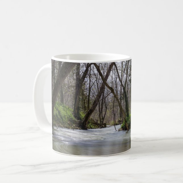 Endliche Ruhe in der Frühlingszeit Kaffeepause Tas Kaffeetasse (Vorderseite Links)