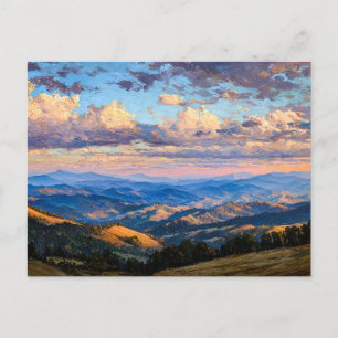 Endlose blaue Horizonte Postkarte