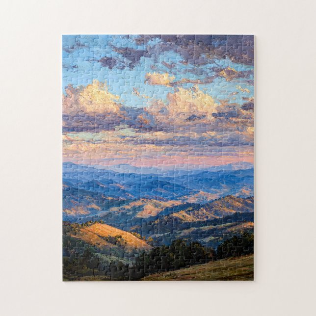 Endlose blaue Horizonte Puzzle (Vertikal)
