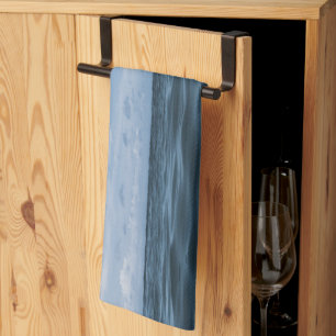 Endlose Blaue Ozeanwellen 1 Geschirrtuch