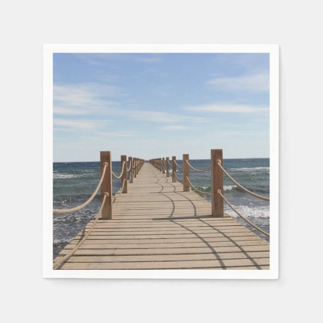 Endlose Brücke - Paper Napkin Serviette (Vorderseite)