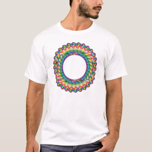 Endlose Farben, kreisförmiger Rahmen T-Shirt