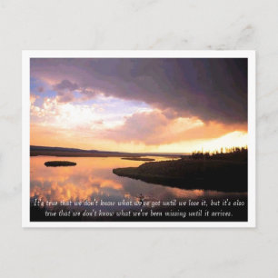 Endlose Freundschaft Postkarte