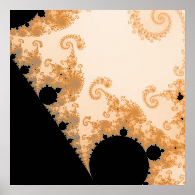 Endlose Gold Detail Poster (Vorne)