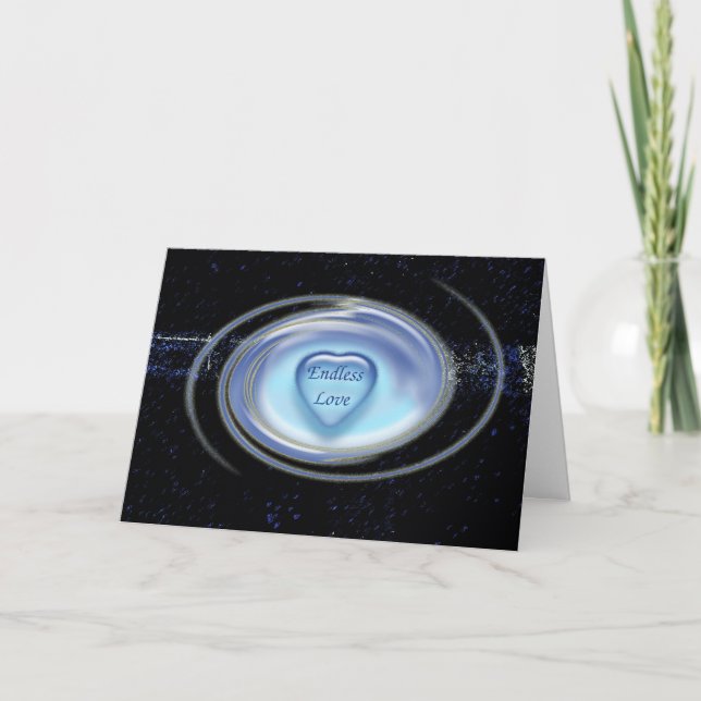 Endlose Liebe Feiertagskarte (Vorderseite)