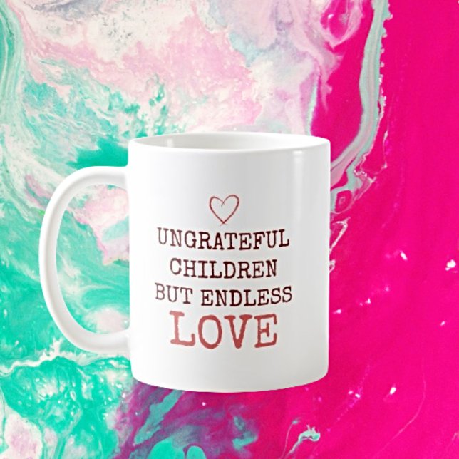 Endlose Liebe - Personalisierte, unglückliche Kind Kaffeetasse (Von Creator hochgeladen)