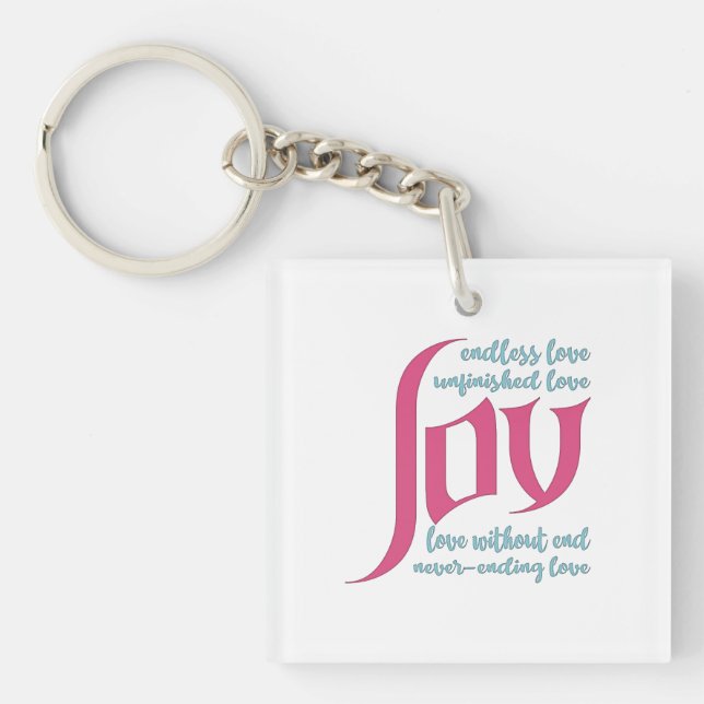 Endlose Liebe Schlüsselanhänger (Vorderseite)