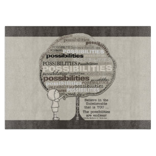 Endlose Möglichkeiten Schneidebrett