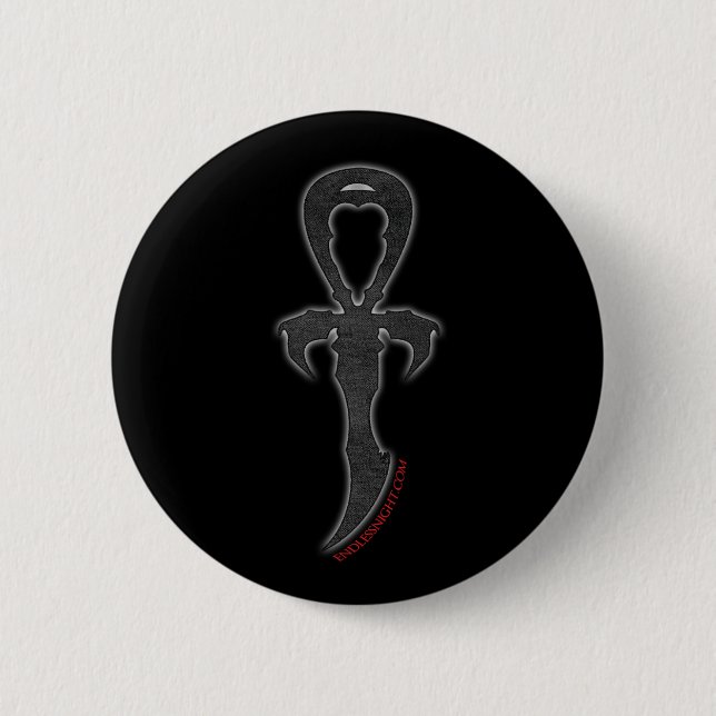 Endlose Nacht: Vampyre Vermächtnis Ankh Button (Vorderseite)
